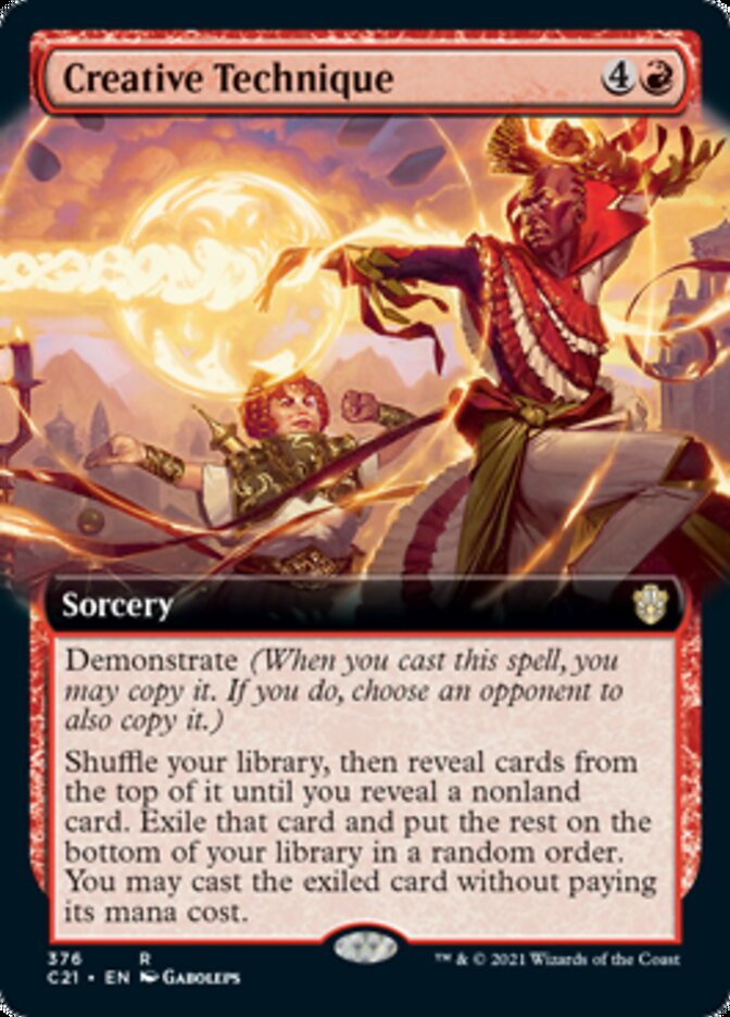 Creative Technique (Extended Art) [Commander 2021] Magic: The Gathering