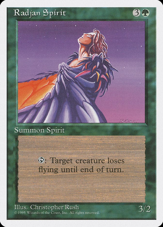 Radjan Spirit [Fourth Edition] Magic: The Gathering
