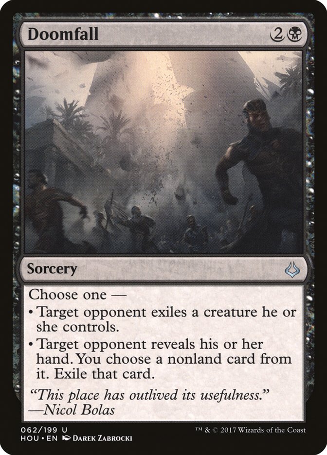 Doomfall [Hour of Devastation] Magic: The Gathering