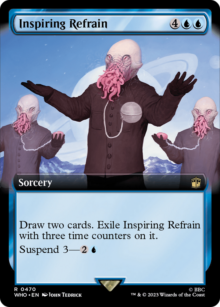 Inspiring Refrain (Extended Art) [Doctor Who] Magic: The Gathering