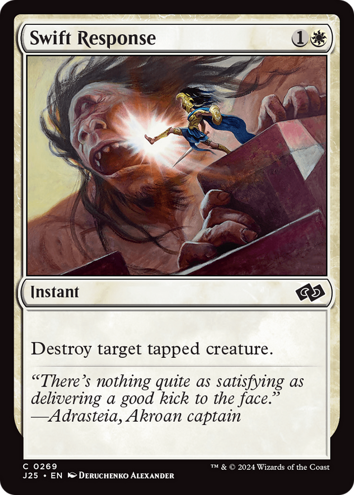 Swift Response [Foundations Jumpstart] Magic: The Gathering