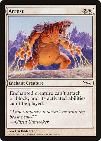 Arrest [Mirrodin] Magic: The Gathering