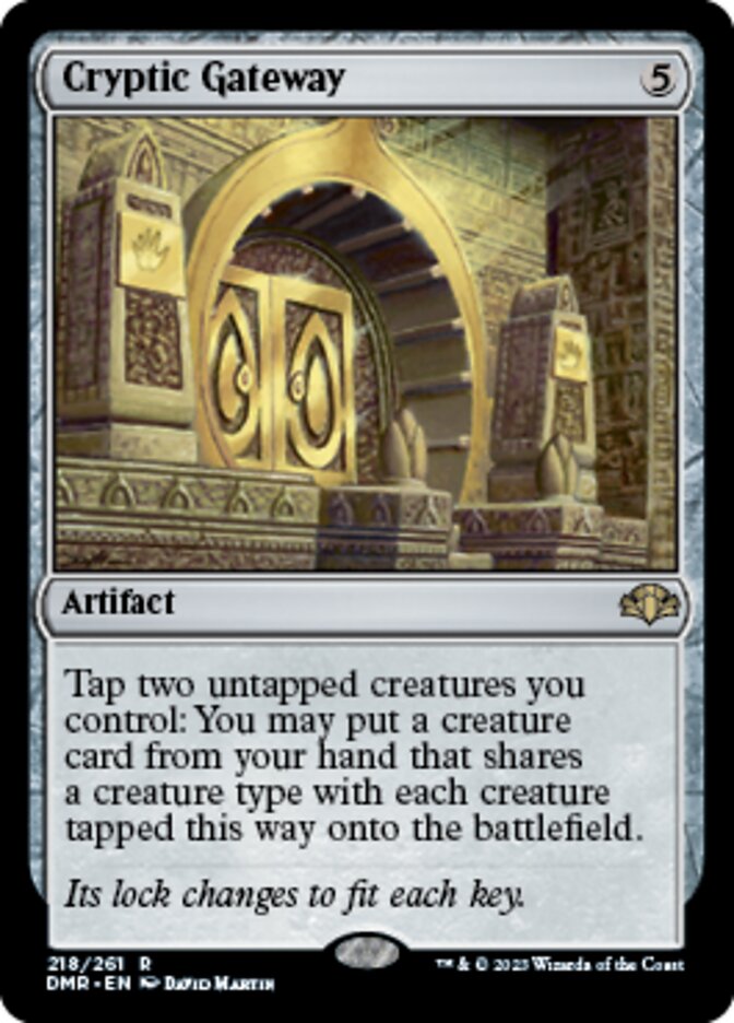 Cryptic Gateway [Dominaria Remastered] Magic: The Gathering
