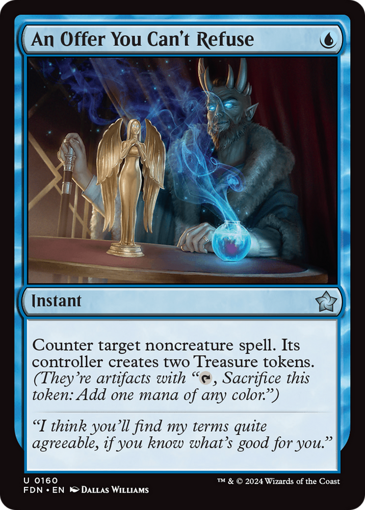 An Offer You Can't Refuse [Foundations] Magic: The Gathering