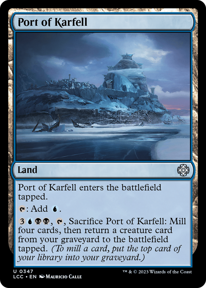 Port of Karfell [The Lost Caverns of Ixalan Commander] Magic: The Gathering