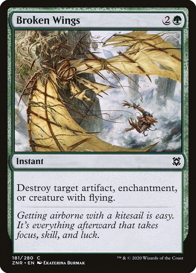 Broken Wings [Zendikar Rising] Magic: The Gathering