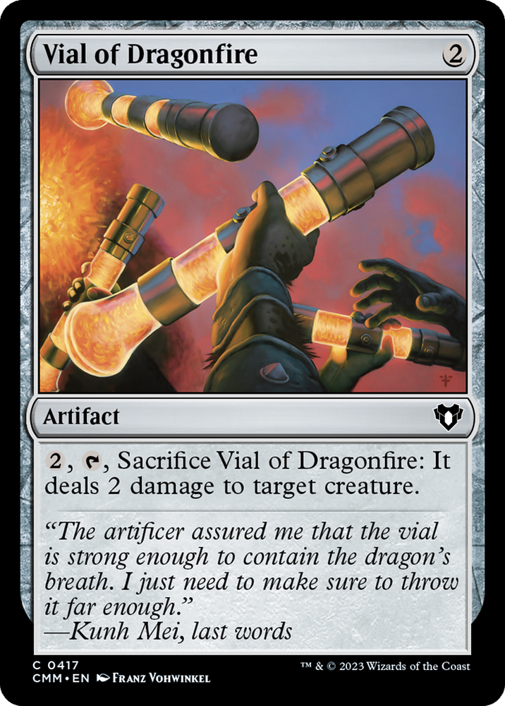 Vial of Dragonfire [Commander Masters] Magic: The Gathering