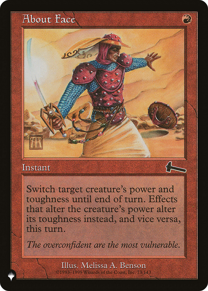 About Face [The List] Magic: The Gathering