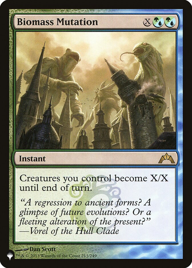 Biomass Mutation [The List] Magic: The Gathering
