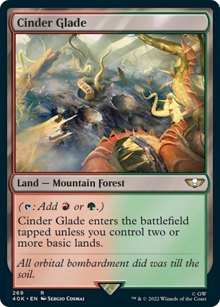 Cinder Glade [Warhammer 40,000] Magic: The Gathering