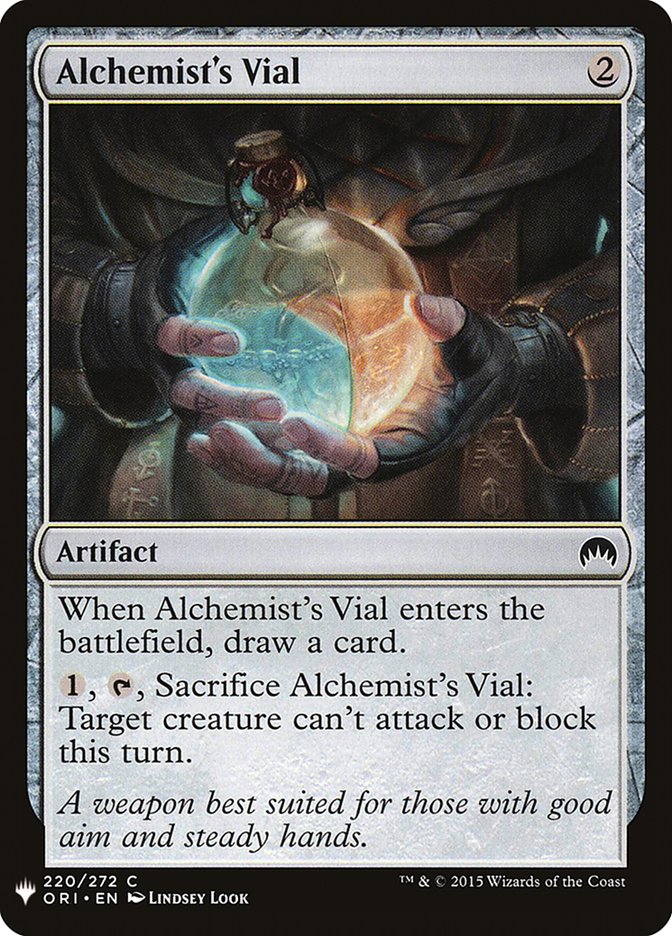 Alchemist's Vial [Mystery Booster] Magic: The Gathering