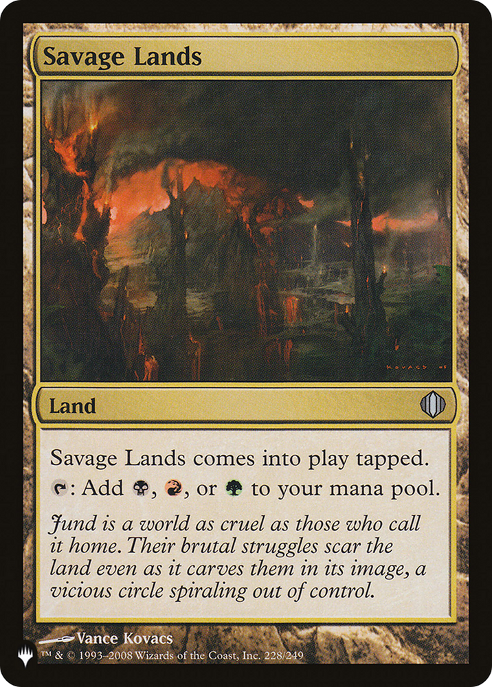 Savage Lands [Secret Lair: From Cute to Brute] Magic: The Gathering