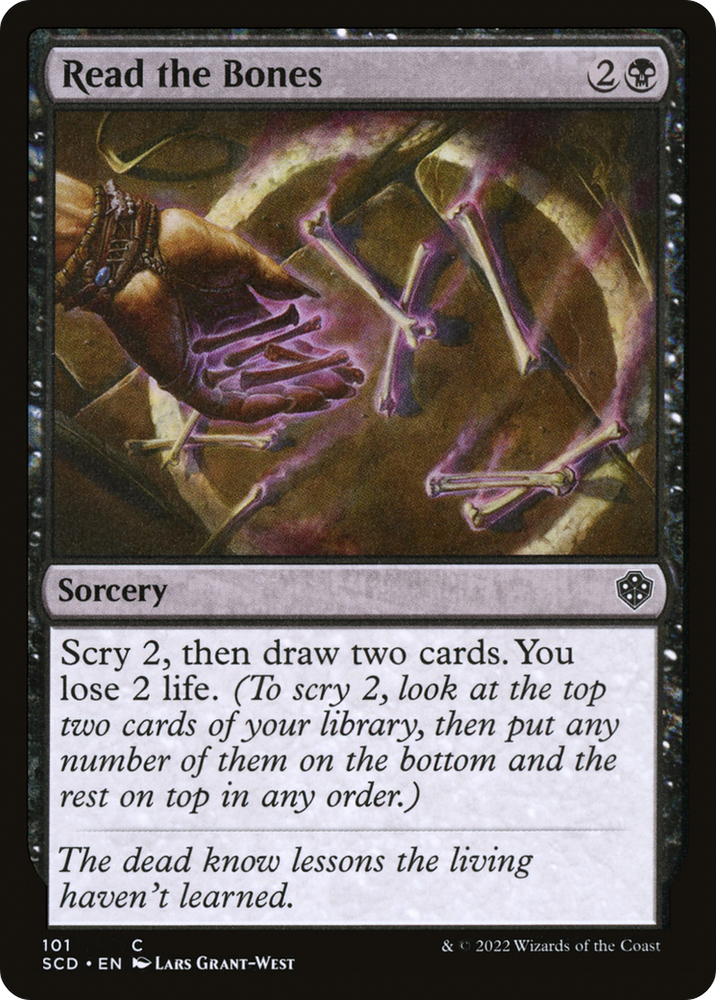 Read the Bones [Starter Commander Decks] Magic: The Gathering