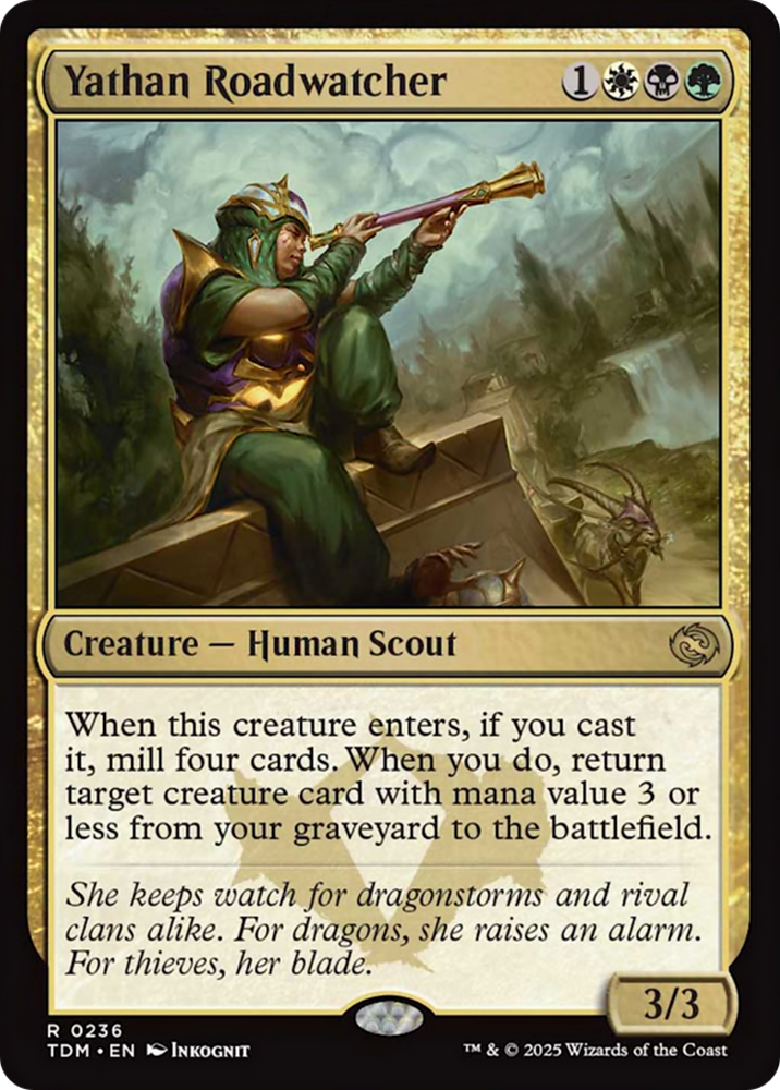 Yathan Roadwatcher [Tarkir: Dragonstorm] Magic: The Gathering