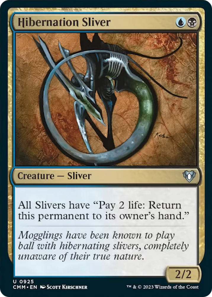 Hibernation Sliver [Commander Masters] Magic: The Gathering
