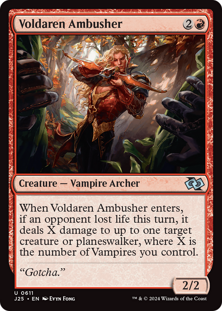 Voldaren Ambusher [Foundations Jumpstart] Magic: The Gathering