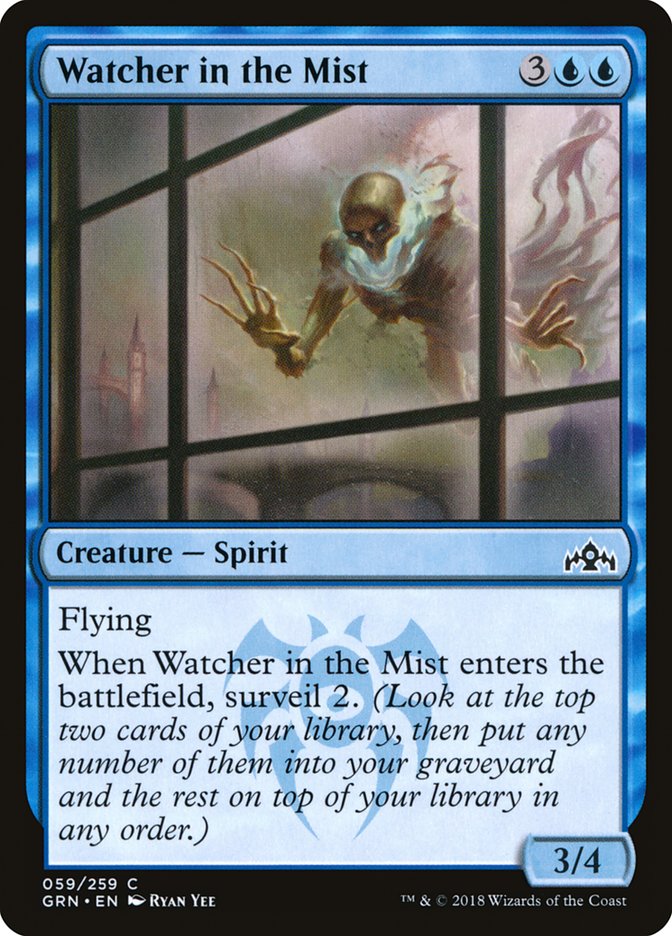 Watcher in the Mist [Guilds of Ravnica] Magic: The Gathering