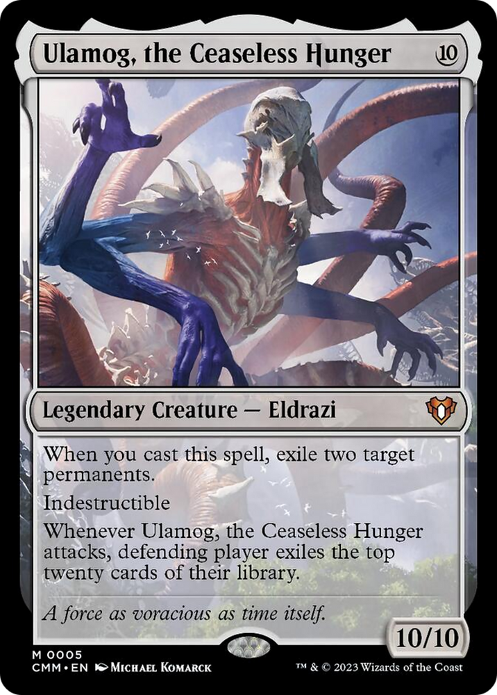 Ulamog, the Ceaseless Hunger [Commander Masters] Magic: The Gathering
