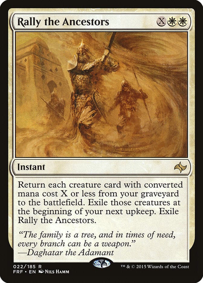 Rally the Ancestors [Fate Reforged] Magic: The Gathering