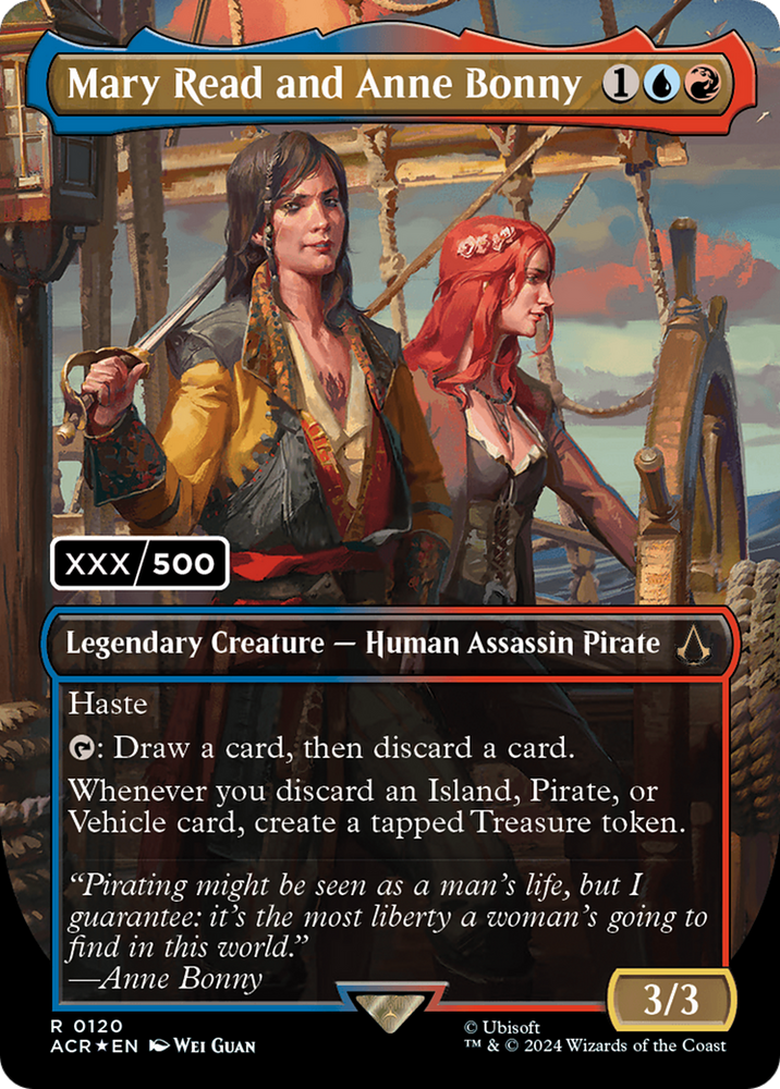 Mary Read and Anne Bonny (English) (Serial Numbered) [Assassin's Creed] Magic: The Gathering