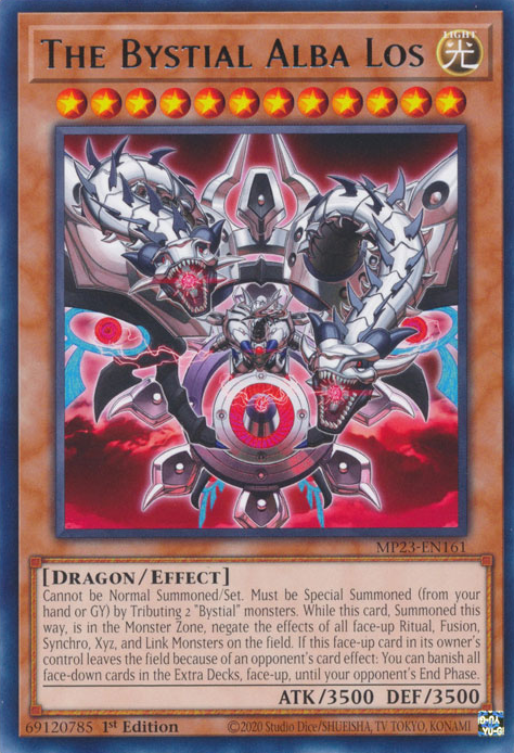The Bystial Alba Los [MP23-EN161] Rare - Yugioh Cards For Your TCG Needs!