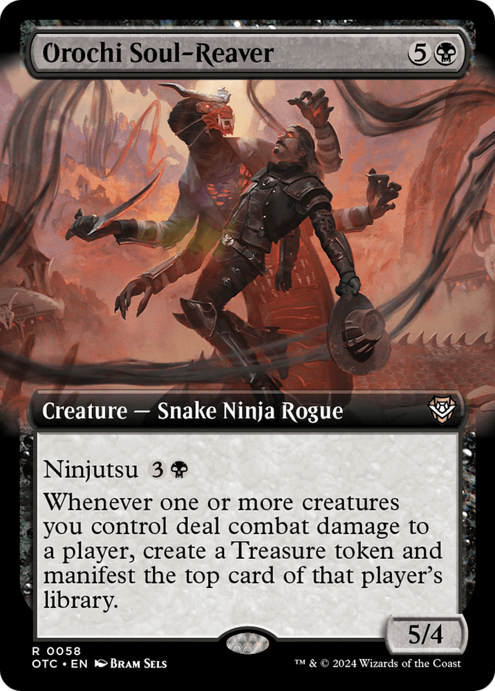 Orochi Soul-Reaver (Extended Art) [Outlaws of Thunder Junction Commander] Magic: The Gathering