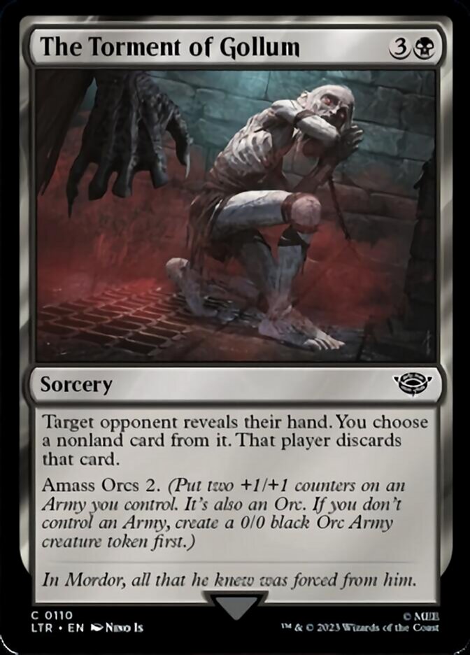 The Torment of Gollum [The Lord of the Rings: Tales of Middle-Earth] Magic: The Gathering