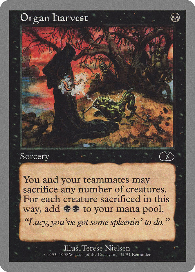 Organ Harvest [Unglued] Magic: The Gathering
