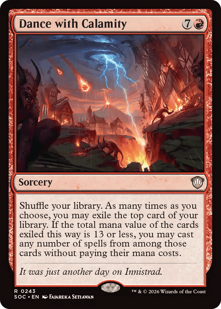 Dance with Calamity [Secrets of Strixhaven Commander]