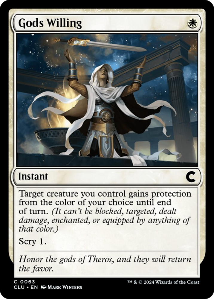 Gods Willing [Ravnica: Clue Edition] Magic: The Gathering