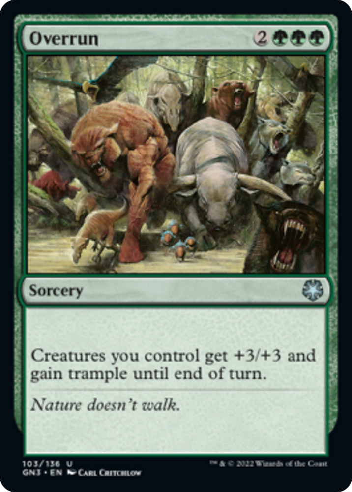 Overrun [Game Night: Free-for-All] Magic: The Gathering