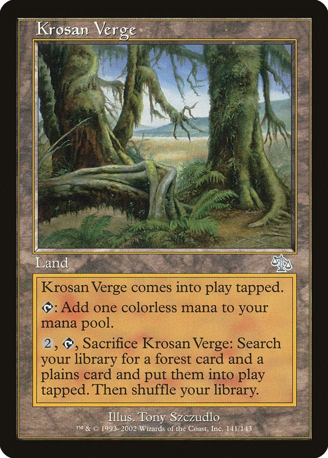 Krosan Verge [Judgment] Magic: The Gathering