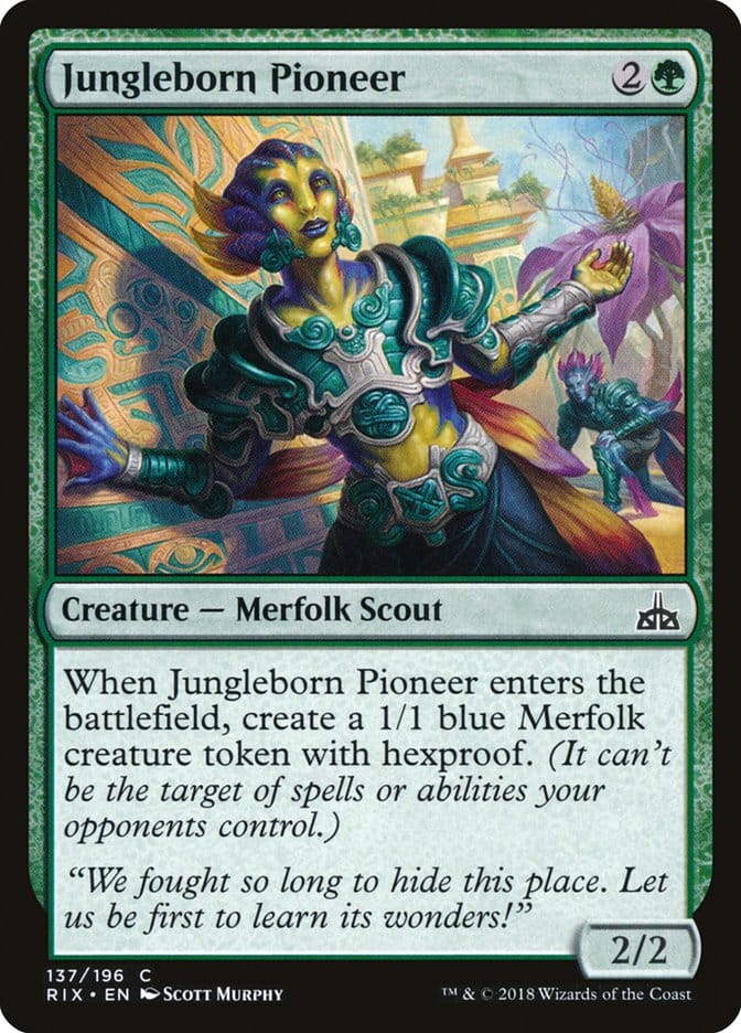 Jungleborn Pioneer [Rivals of Ixalan] Magic: The Gathering