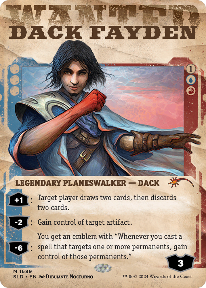 Dack Fayden (1689) [Secret Lair Drop Series] Magic: The Gathering