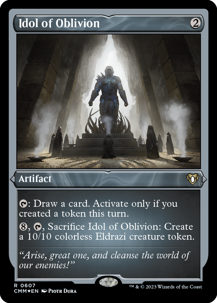 Idol of Oblivion (Foil Etched) [Commander Masters] Magic: The Gathering