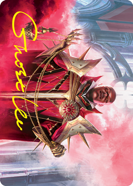 Markov Purifier Art Card (Gold-Stamped Signature) [Innistrad: Crimson Vow Art Series] Magic: The Gathering