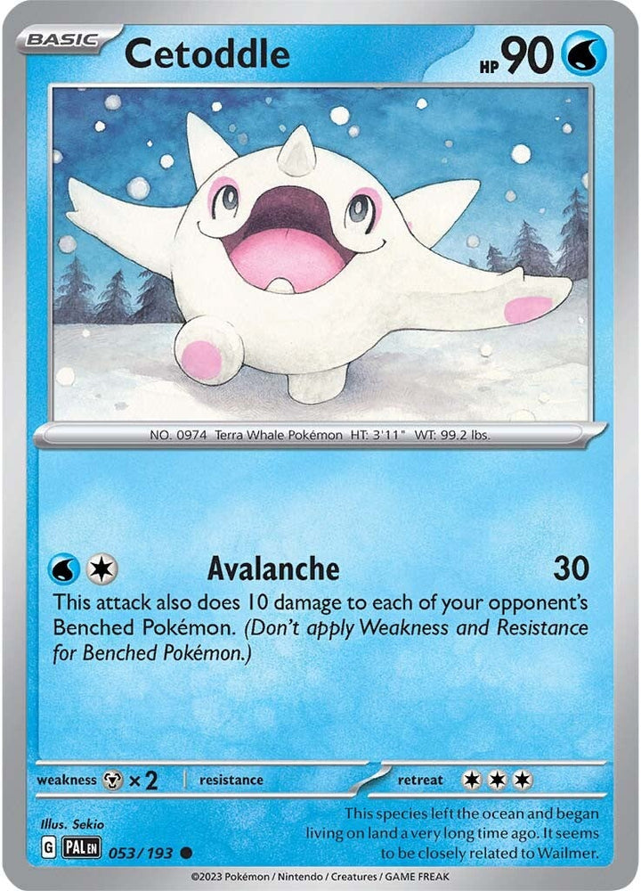 Cetoddle (053/193) [Scarlet & Violet: Paldea Evolved] Pokémon