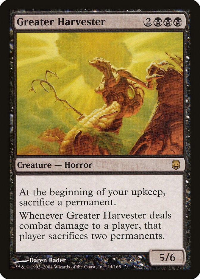 Greater Harvester [Darksteel] Magic: The Gathering