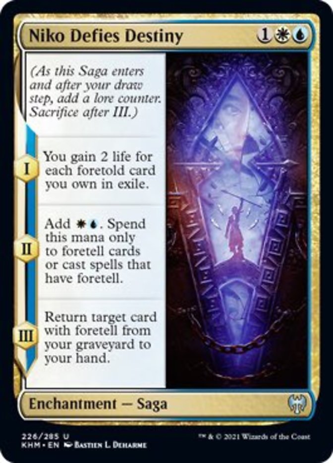 Niko Defies Destiny [Kaldheim] Magic: The Gathering