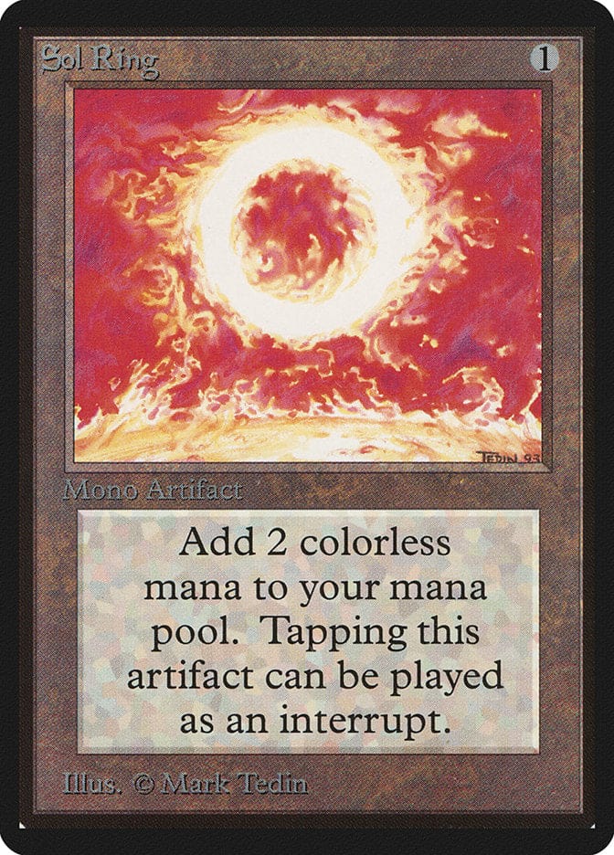 Sol Ring [Beta Edition] Magic: The Gathering