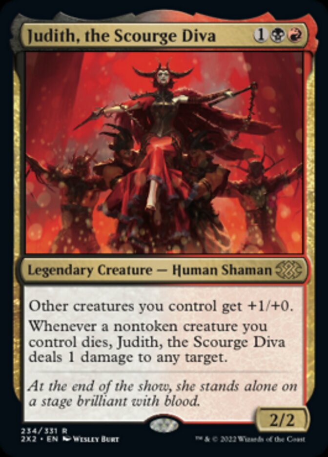 Judith, the Scourge Diva [Double Masters 2022] Magic: The Gathering