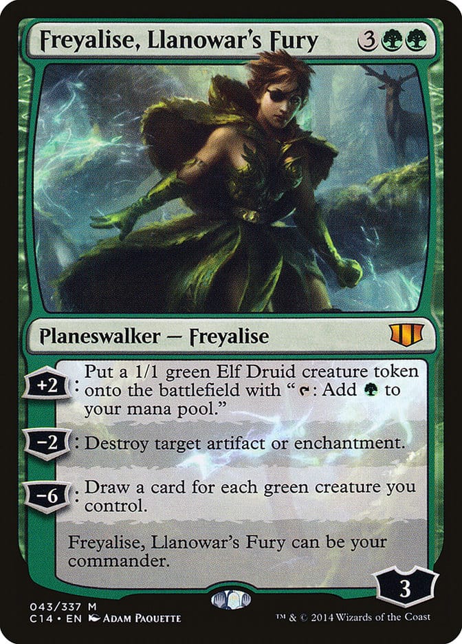 Freyalise, Llanowar's Fury [Commander 2014] Magic: The Gathering