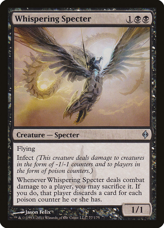 Whispering Specter [New Phyrexia] Magic: The Gathering