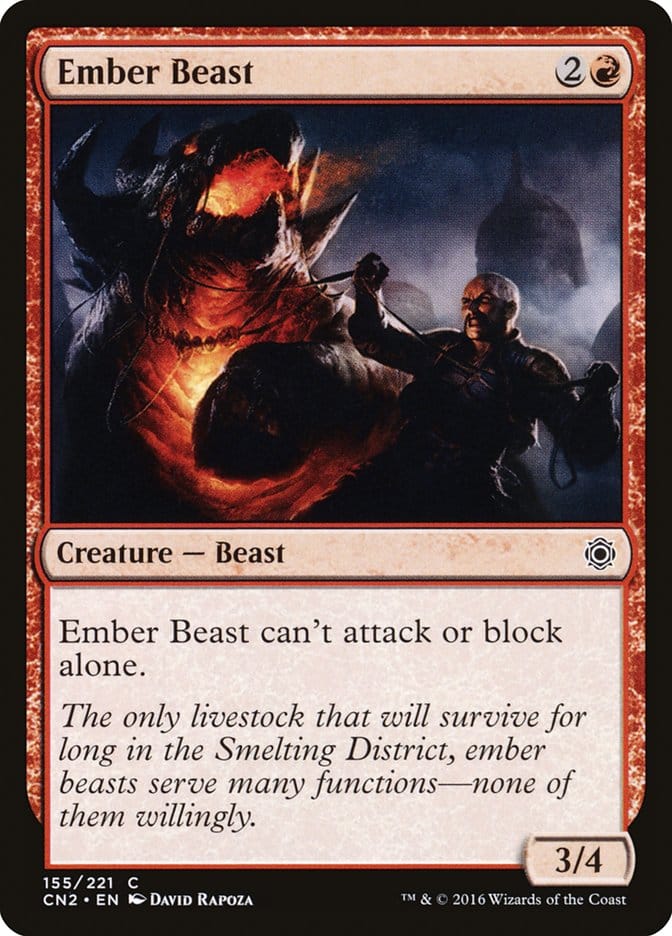 Ember Beast [Conspiracy: Take the Crown] Magic: The Gathering