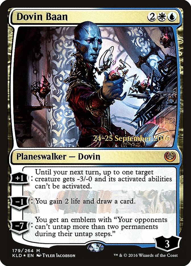 Dovin Baan [Kaladesh Prerelease Promos] Magic: The Gathering