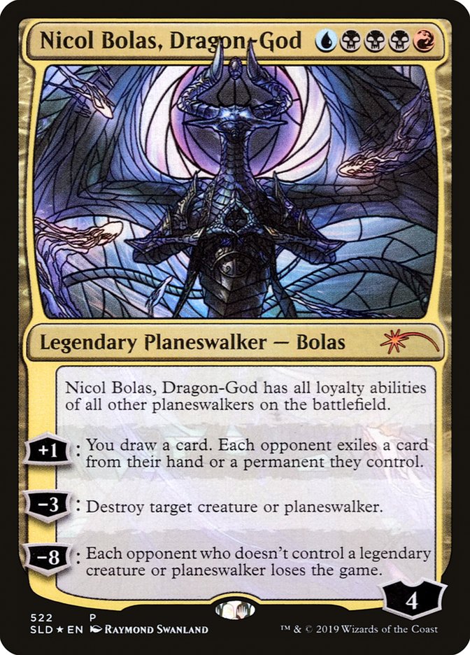 Nicol Bolas, Dragon-God (Stained Glass) [Secret Lair Drop Promos] Magic: The Gathering
