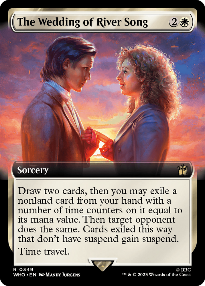 The Wedding of River Song (Extended Art) [Doctor Who] Magic: The Gathering