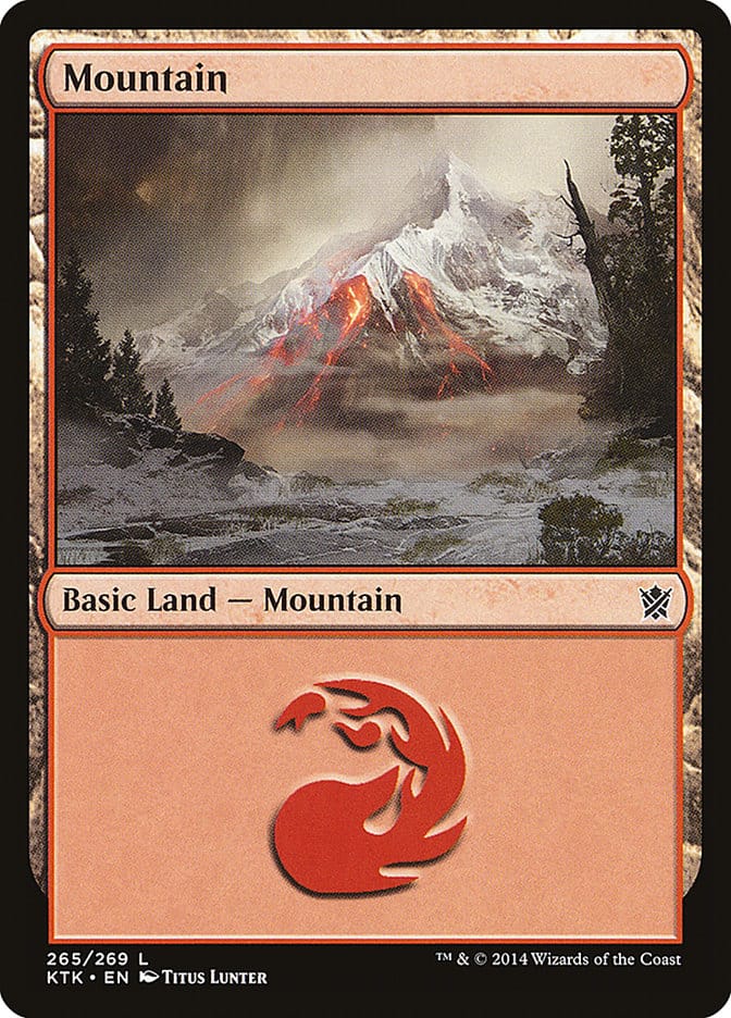 Mountain (265) [Khans of Tarkir] Magic: The Gathering