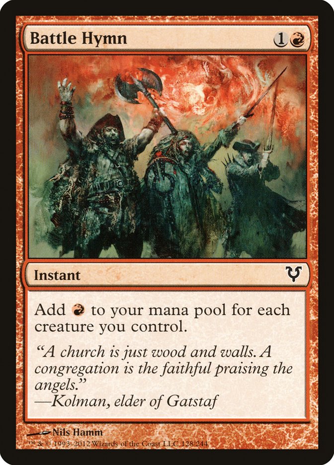 Battle Hymn [Avacyn Restored] Magic: The Gathering
