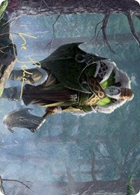 Fynn, the Fangbearer Art Card (Gold-Stamped Signature) [Kaldheim Art Series] Magic: The Gathering